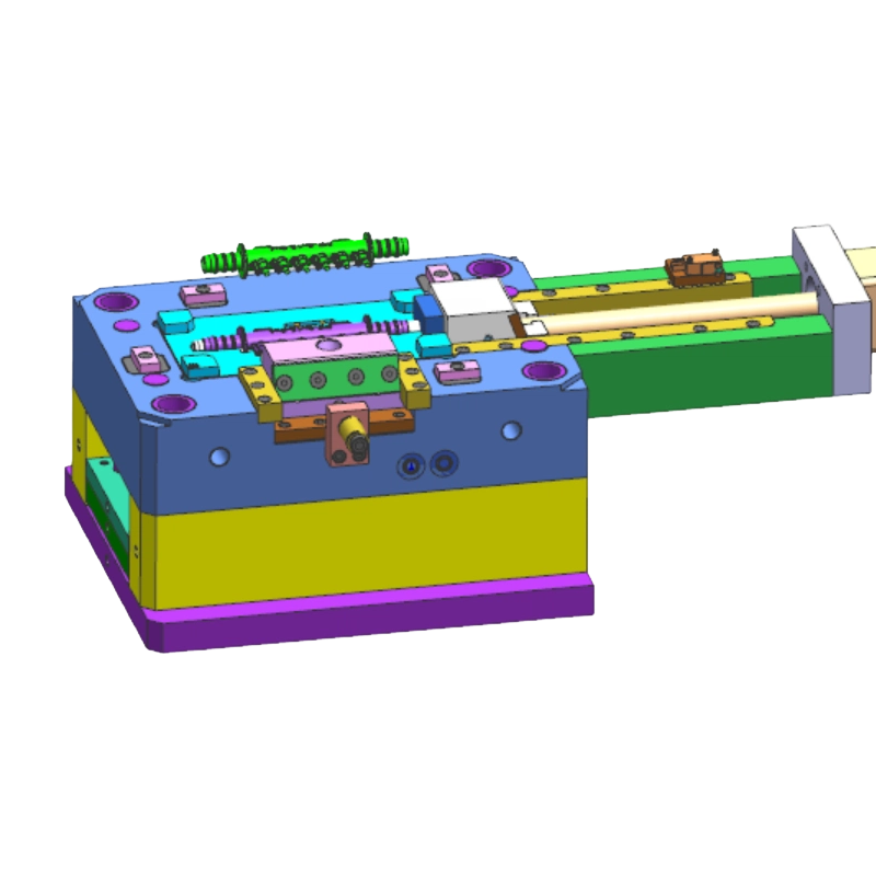 Plastic Multi-Tube Connector Iniectio Molda Partibus