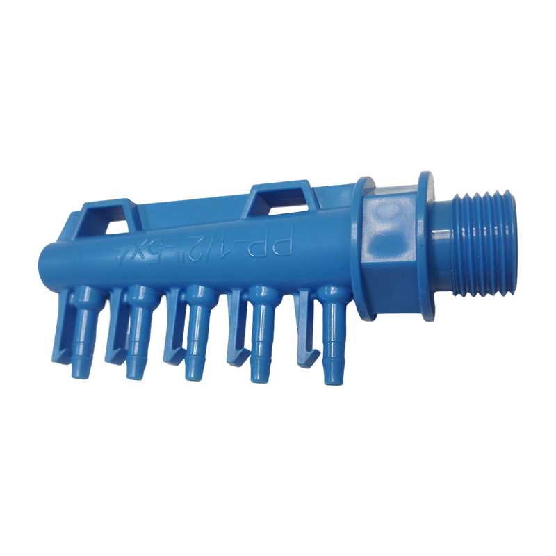 Plastic Multi-Tube Connector Iniectio Molda Partibus